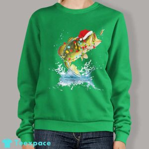 Bass Fishing Funny Christmas Sweater 2