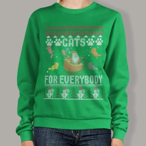 Cat In Ugly Christmas Sweater 1