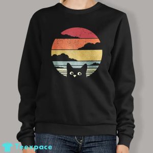 Cat Retro Style Sweatshirt