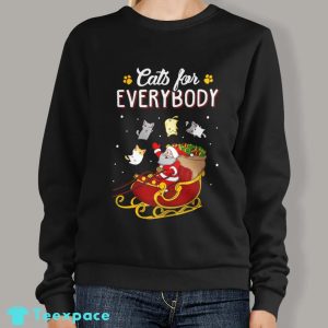 Cats For Everybody Funny Ugly Christmas Sweater 2