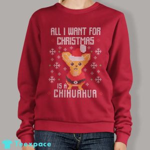 Chihuahua Christmas Sweater 3