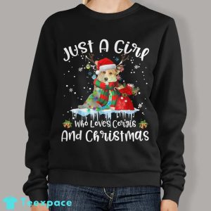 Corgi Christmas Lights Sweater