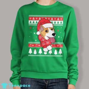 Christmas Corgi Sweater