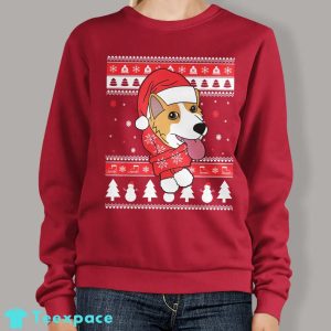 Christmas Corgi Sweater 3 1