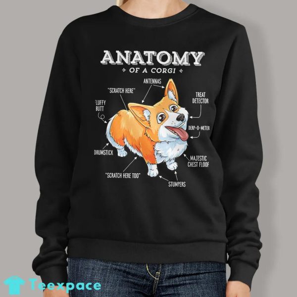 Corgi Anatomy Sweatshirt