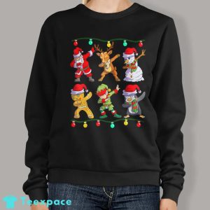 Dabbing Santa Ugly Christmas Sweater 1