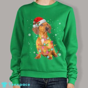 Dachshund Christmas Sweatshirt 2