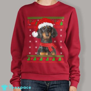 Dachshund Dog Ugly Christmas Sweater For Dog Lover