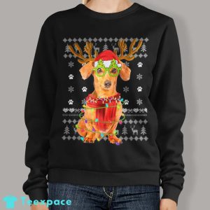 Dachshund Ugly Christmas Sweater 1