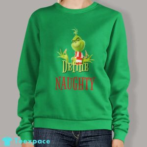 Define Naughty Grinch Sweater