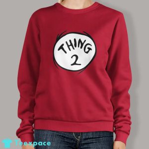 Dr Seuss Thing 1 And Thing 2 Sweater