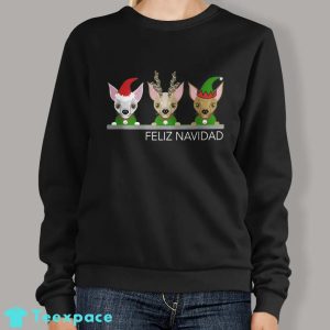 Feliz Navidad Chihuahuas Sweatshirt