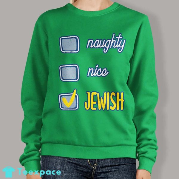 Funny Jewish Sweater Hanukkah Gift