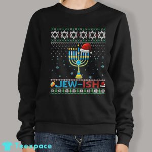 Half Christmas Half Hanukkah Sweater