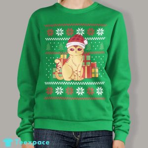 Happy Cat Ugly Christmas Sweater