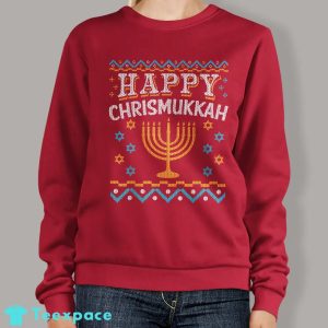 Happy Chrismukkah Sweater Chanukah Gifts 3