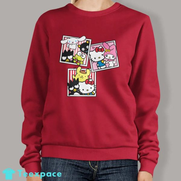 Hello Kitty And Friends Photo Sweatshirt