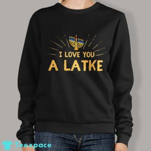 I Love You A Latke Sweater Gift Ideas For Hanukkah