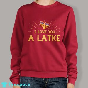 I Love You A Latke Sweater Gift Ideas For Hanukkah