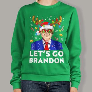 Let’s Go Brandon Trump Christmas Ugly Sweater