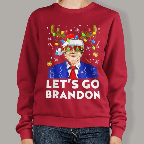 Let’s Go Brandon Trump Christmas Ugly Sweater