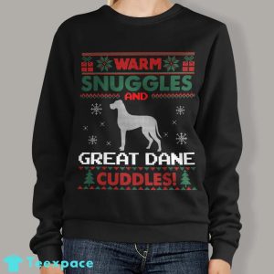 Merry Christmas Great Dane Dog Shirt Ugly Christmas Sweater