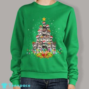 Schnauzer Xmas Tree Dog Ugly Christmas Sweater