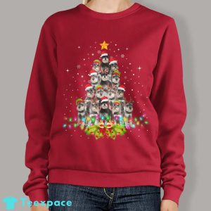 Schnauzer Xmas Tree Dog Ugly Christmas Sweater