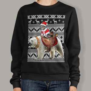 Ugly Christmas Sweater Cat Santa 3