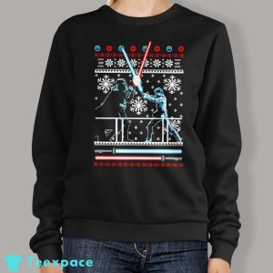 Vader Luke Duel Star Wars Christmas Sweater