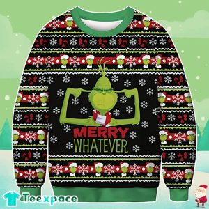 Grinch Christmas Sweater Mens