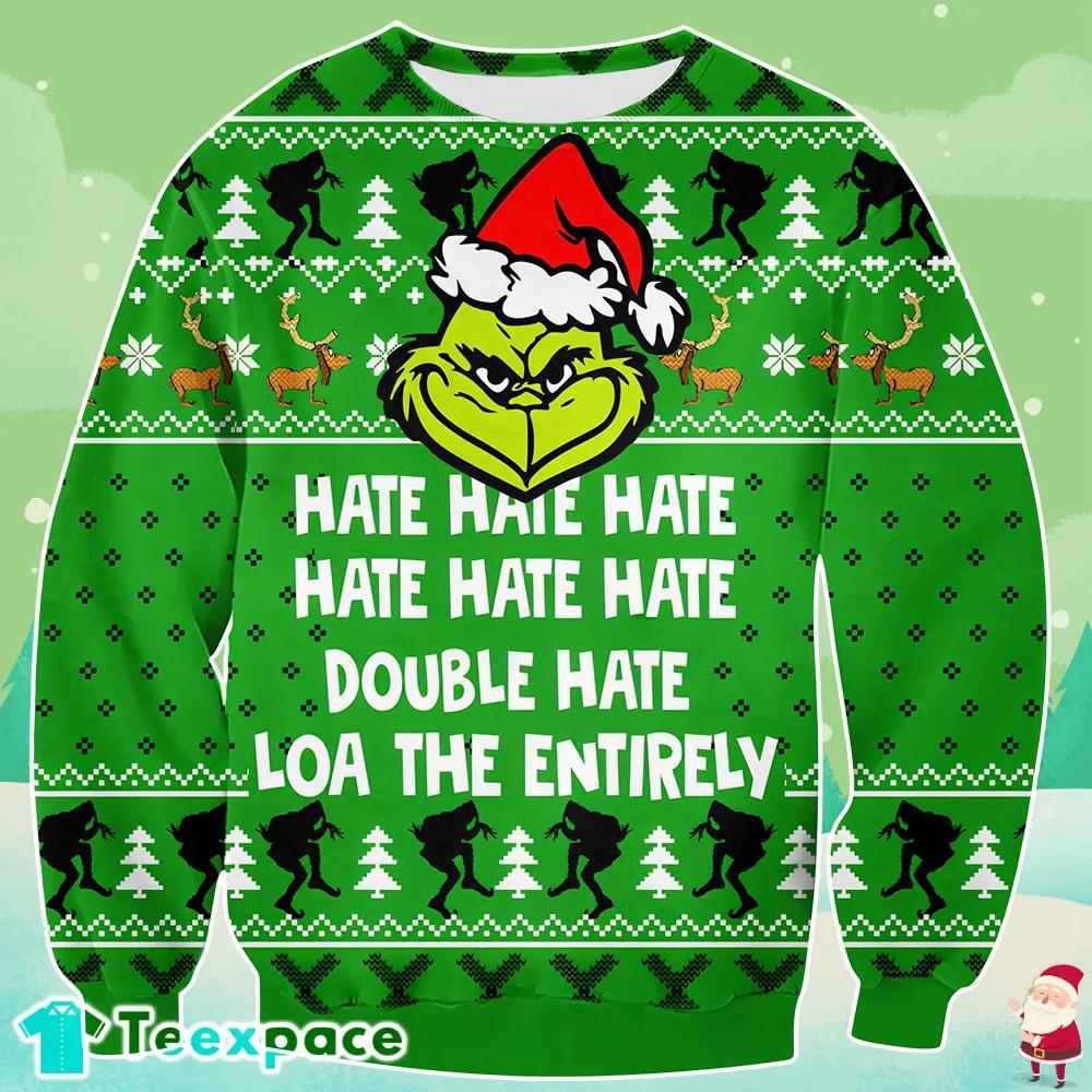 Grinch Sweater For Adults- Christmas Gifts 2023