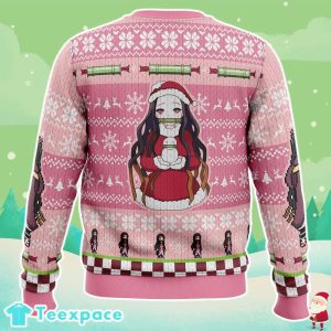 Demon Slayer Nezuko Kamado Ugly Christmas Sweater 3