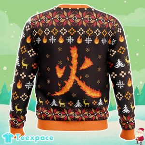 Demon Slayer Rengoku Ugly Christmas Sweater 3