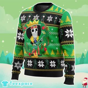 One Piece Brook Ugly Christmas Sweater