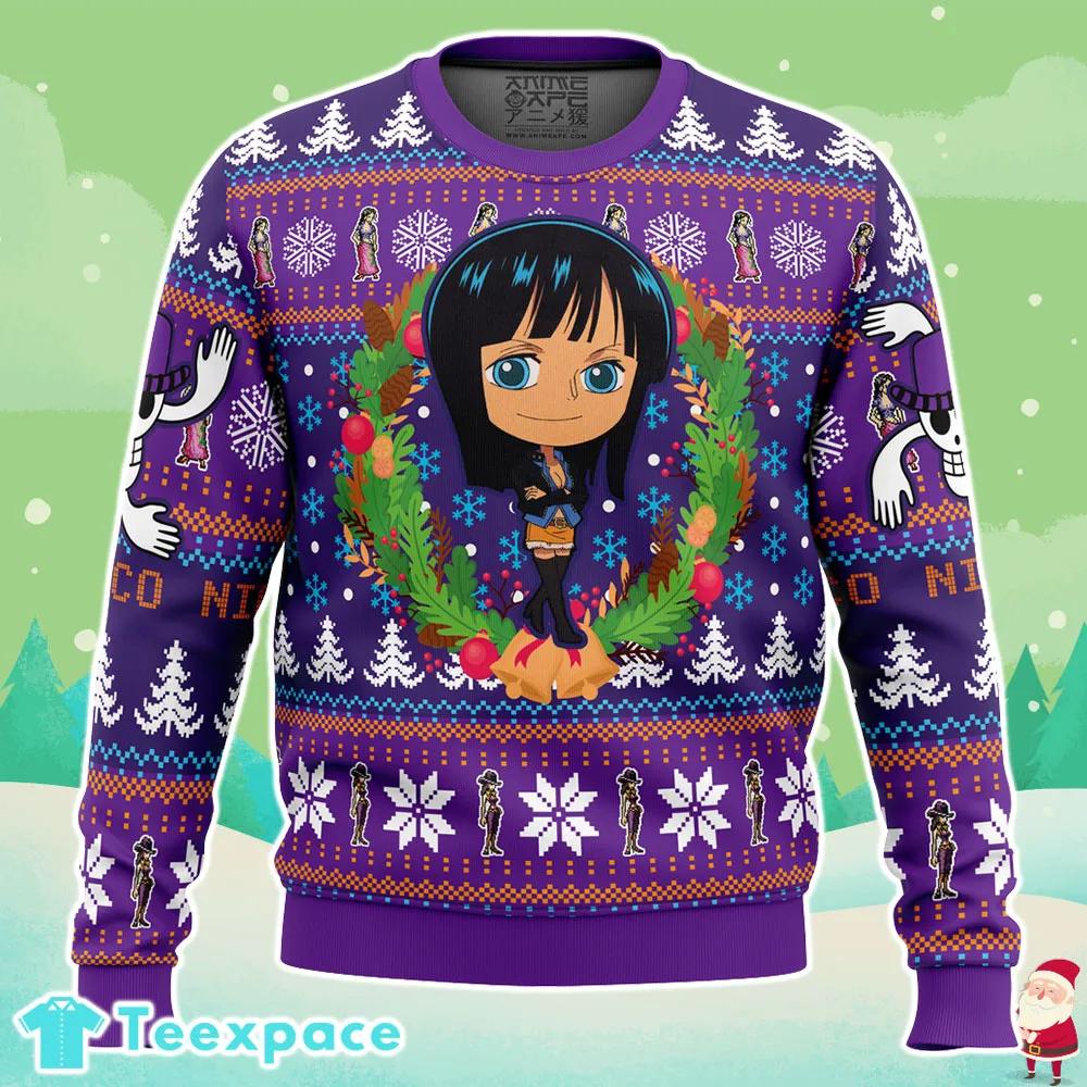 One Piece Nico Ugly Christmas Sweater