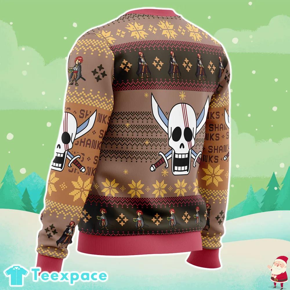 One Piece Shanks Ugly Christmas Sweater 2