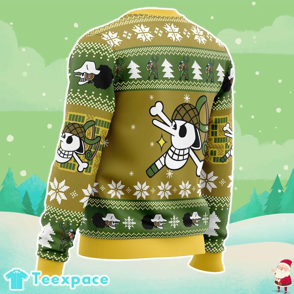 One Piece Usopp Ugly Christmas Sweater 2