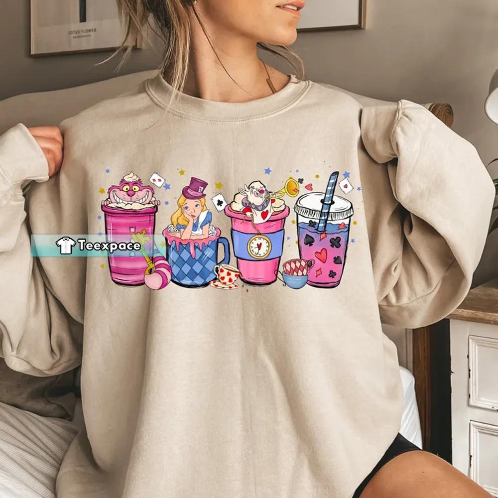 Alice In Wonderland Coffee Sweatshirt 1
