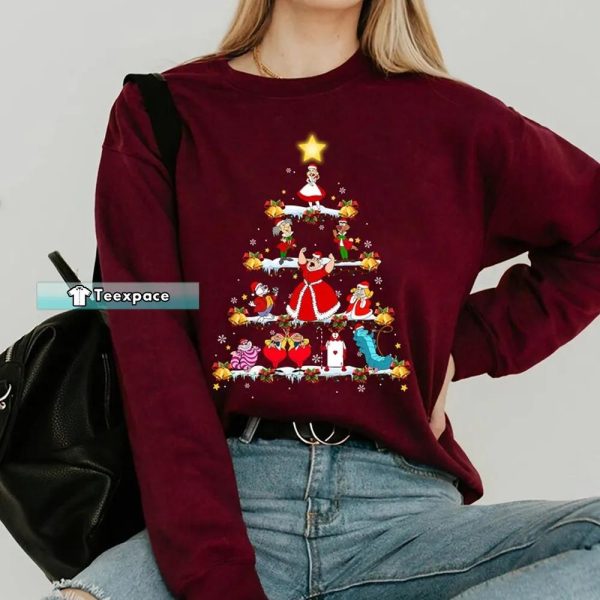 Disney Alice In Wonderland Christmas Sweatshirt