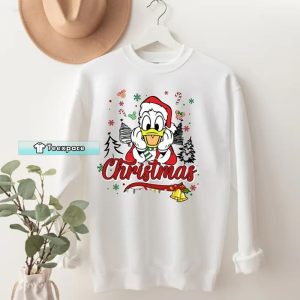 Disney Christmas Donald Duck Sweatshirt