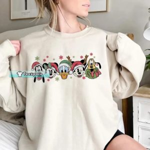 Disney Christmas Sweatshirt Womens 2
