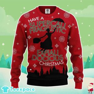 Disney Mary Poppins Christmas Sweater