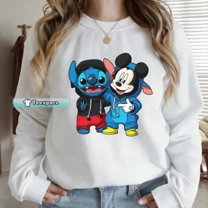 Disney Stitch and Mickey Mouse Sweatshirt