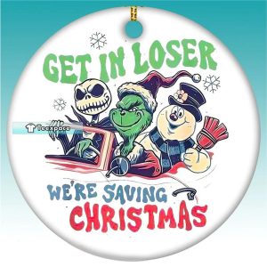 Grinch Themed Ornament