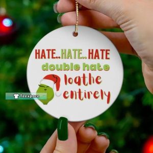 Grinch character ornament