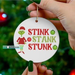 Grinch stink stank stunk ornament