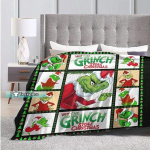 How The Grinch Stole Christmas Blanket 4