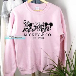 Mickey And Friends Sweatshirt 4