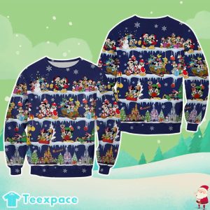 Mickey Mouse And Friends Holiday Sweater
